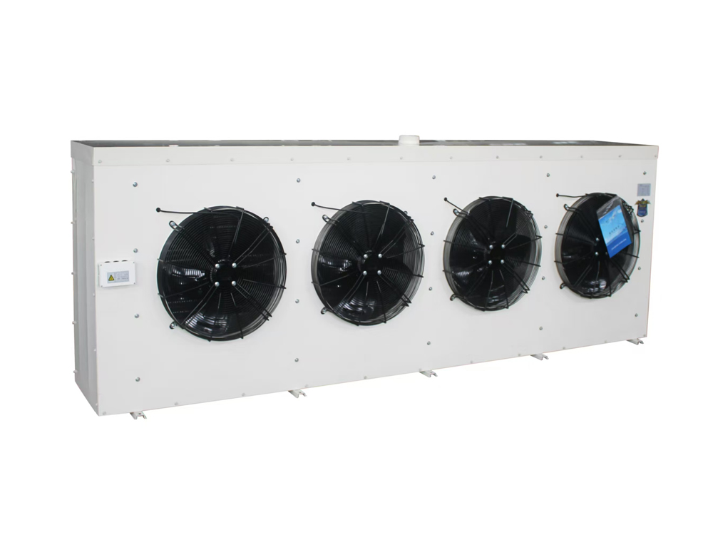 Refrigerador de ar industrial do rotor externo com descongelamento de água de baixo ruído