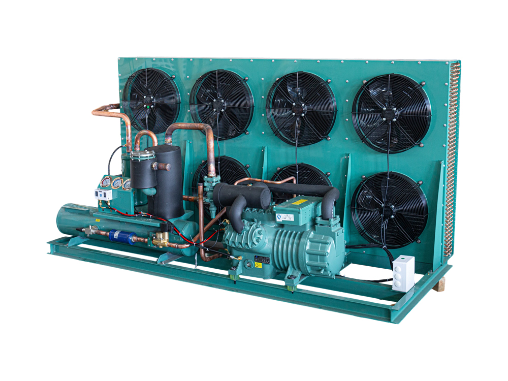 Unidade de condensação de embalagem aberta com compressor de dois estágios 30HP