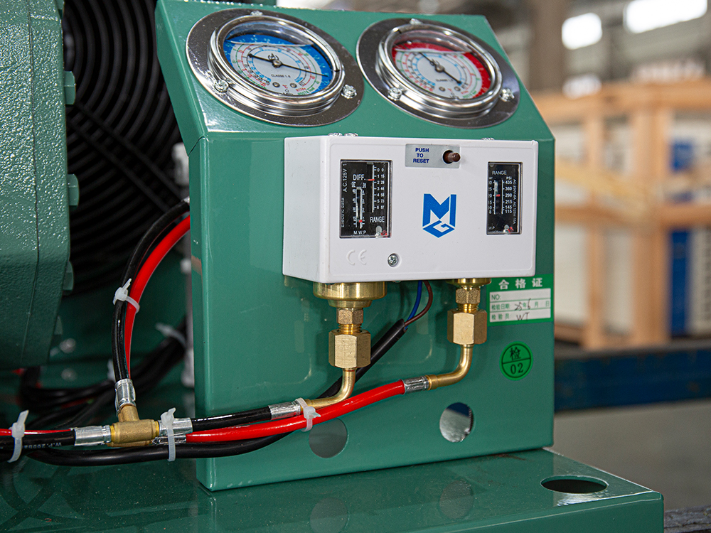 Unidade de condensação de embalagem aberta 7HP Unidade de condensação de embalagem aberta 7HP