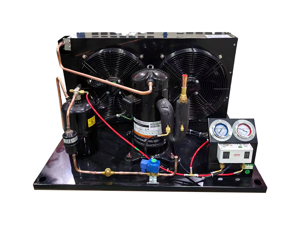 Unidade de condensação de embalagem aberta 5HP Unidade de condensação de embalagem aberta 5HP