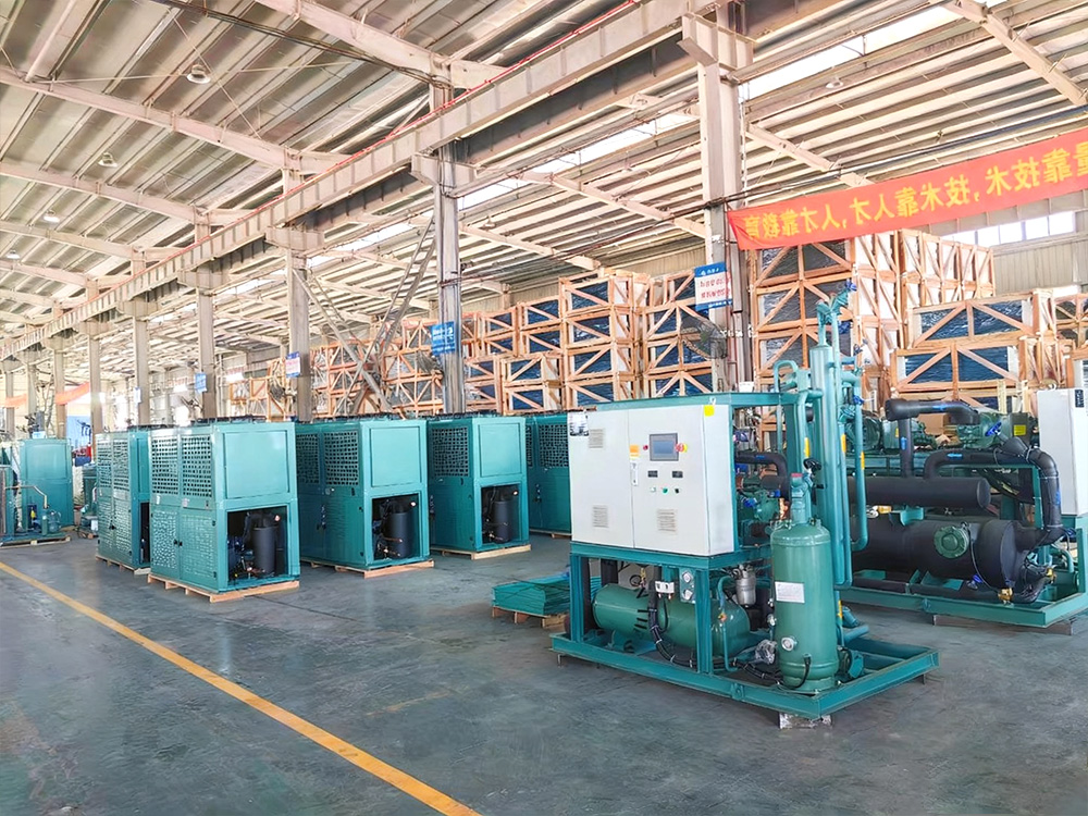 Unidades de compressores de parafuso multiparalelos personalizados