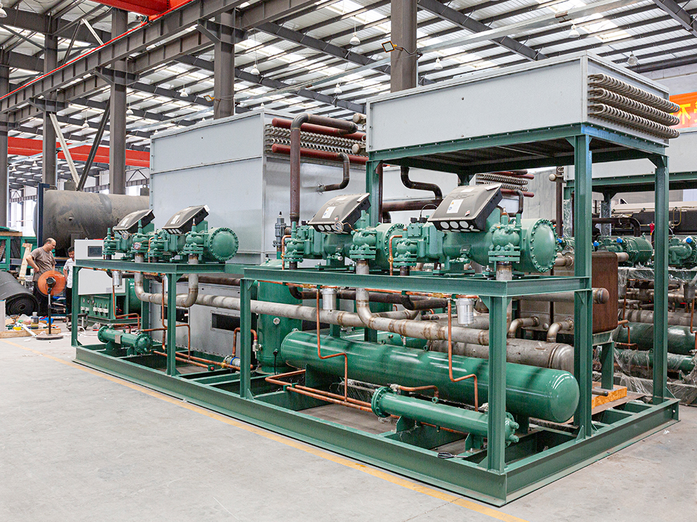 Unidades de compressores de parafuso multiparalelos personalizados